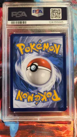 2025 POKEMON DESTINED RIVALS POKEMON CENTER #203 TEAM ROCKET'S WOBBUFFET PSA 9 - Image 5