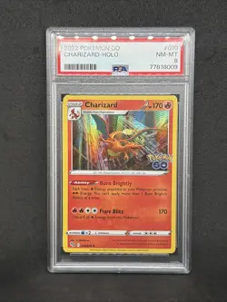 2022 Pokemon GO: CHARIZARD HOLO PSA 8 - Image 1