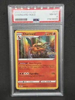 2022 Pokemon GO: CHARIZARD HOLO PSA 8 - Image 2