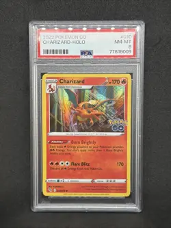 2022 Pokemon GO: CHARIZARD HOLO PSA 8 - Image 3