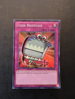 Yu-Gi-Oh TCG Toon Briefcase DRL2-EN029 1st Edition Near Mint Condition - Image 1