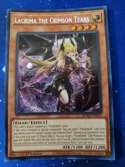 Yu-Gi-Oh! Lacrima The Crimson Tears ROTA-EN014 Secret 1st Ed - Image 1