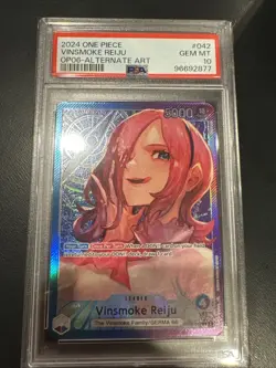 Vinsmoke Reiju Alternate ART (OP06-042 L) PSA 10 Gem Mint English One Piece - Image 1