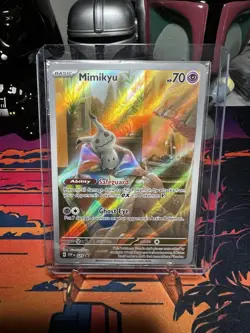 2024 Pokemon PALDEAN FATES SCARLET VIOLET MIMIKYU PROMO SEALED PROMO 075 - Image 1