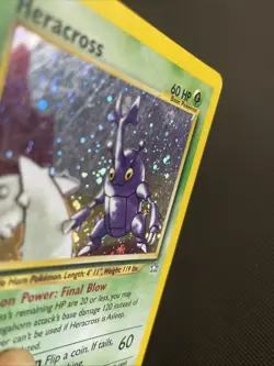 Heracross 6/111 Neo Genesis Holo 1st Edition Rare - Pokemon Card 2000 MP - Image 3