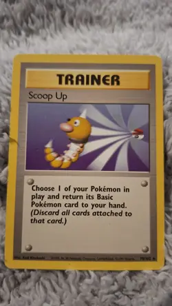 ​Scoop Up 78/102 Rare Trainer - Base Set 1999 WOTC Pokemon Card - LP/EX - Image 1