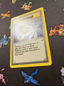 Pokemon Scoop Up 78/102 Base Set Trainer Card - LP - Image 2