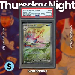 2024 POKEMON SURGING SPARKS #237/191 MILOTIC EX SPECIAL ILLUSTRATION RARE PSA 8 - Image 1