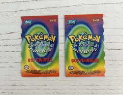 Topps The First Movie Gotta Catch ‘Em All Pokemon Cards Non-Holo Die-Cut - Image 2