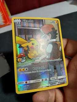 Pikachu 241/236 Cosmic Eclipse Secret Rare Holo Pokemon TCG Card - LP - Image 3