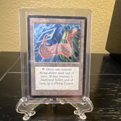 Magic: The Gathering Arabian Nights Flying Carpet Mono Artifact Card - Image 1