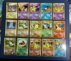 RareLot of 33 Vintage Prism Vending Stickers Card Pokemon Pocket Monsters 1990s - Image 1