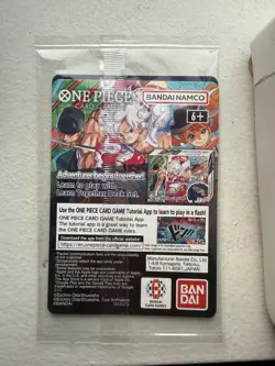 No Reserve One Piece Monkey D. Luffy US Voyage Card With Poster (sealed) - Image 2