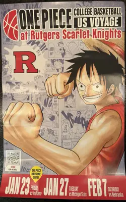 No Reserve One Piece Monkey D. Luffy US Voyage Card With Poster (sealed) - Image 3