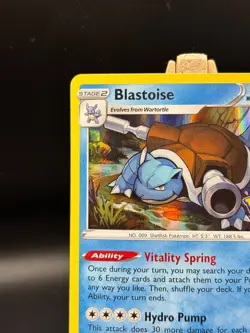 Pokemon TCG Blastoise 17/78 Pokemon Go Stamped Holo Card 017/078 - Image 3