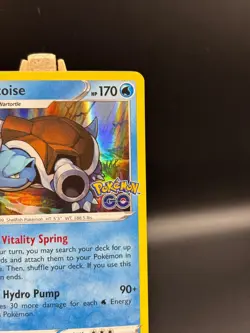 Pokemon TCG Blastoise 17/78 Pokemon Go Stamped Holo Card 017/078 - Image 4