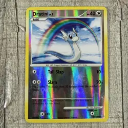 Pokemon TCG Dratini Legends Awakened Card 91/146 Reverse Holo MP/LP - Image 2