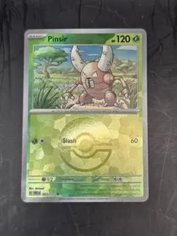 Pokemon TCG Pinsir (Poke Ball Pattern) 003/131 Sv: Prismatic Evolutions Holo NM - Image 1