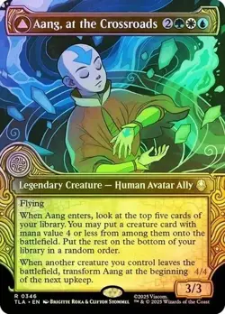 Aang, at the Crossroads (Showcase) 346 NM Foil Avatar: The Last Airbender MTG EN - Image 1