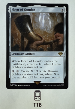 MTG Horn of Gondor 240 The Lord of the Rings Tales of Middle-earth NM - Image 1
