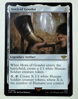 MTG Horn of Gondor 240 The Lord of the Rings Tales of Middle-earth NM - Image 2