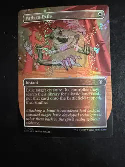 MTG - NM - FOIL - Path to Exile - Borderless - Commander Masters - Image 1