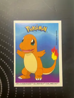 Pokemon Dunkin Boomer Sticker BubbleGum 2001 Vintage You Choose - Image 2