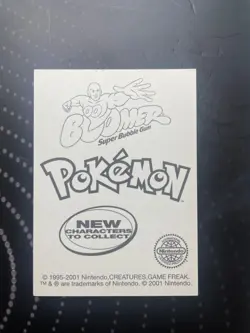 Pokemon Dunkin Boomer Sticker BubbleGum 2001 Vintage You Choose - Image 5