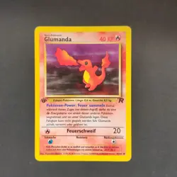Pokemon TCG Karte - Team Rocket - Glumanda - 50/82 - 1. Edition - deutsch - Image 2
