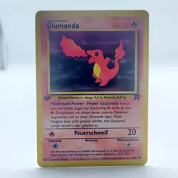 Pokemon TCG Karte - Team Rocket - Glumanda - 50/82 - 1. Edition - Deutsch - Image 1
