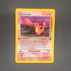 Pokemon TCG Karte - Team Rocket - Glumanda - 50/82 - 1. Edition - Deutsch - Image 2