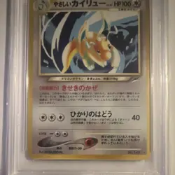 Pokemon Light Dragonite Neo 4 #149 Holo Rare PSA 9 2001 Japanese - Image 3