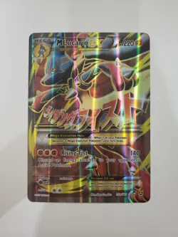 Pokemon TCG M Lucario EX Pokemon Promos 55a/111 JUMBO LP - Image 1