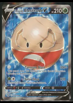 2022 Sword & Shield - Lost Origin Hisuian Electrode V Basic/Rare Ultra #172 - Image 1