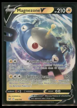 2022 Sword & Shield - Lost Origin Magnezone V Basic/Rare Holo V #56 - Image 1
