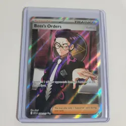 2026 Pokemon Ascended Heroes Boss’s Orders Secret Rare 256/217 Full Art Trainer - Image 1