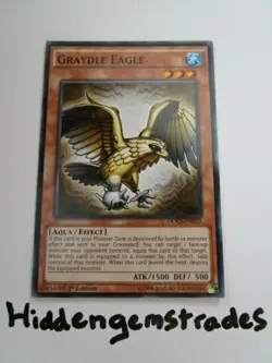 Yugioh! Graydle Eagle Docs-En035 Common 1st Ed Near Mint!! - Image 1