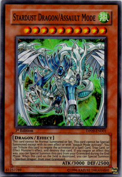 Stardust Dragon/Assault Mode DP09-EN001 1st Edition - YuGiOh - Image 1