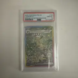 Pokemon Leafeon EX TCG Prismatic Evolutions Card 144/131 PSA 10 - NEW CERT - Image 1