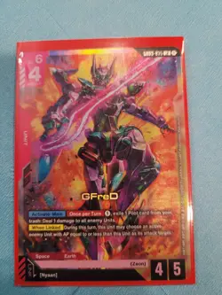 GFreD LR GD03-035 Steel Requiem Gundam TCG English NM - Image 1