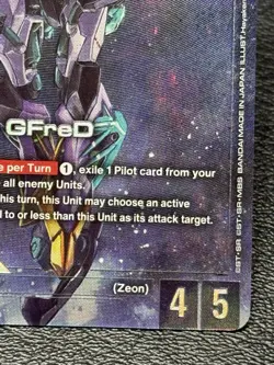 GFreD GD03-035 LR+ Alt Art - Gundam TCG: Steel Requiem - English NM - Image 4