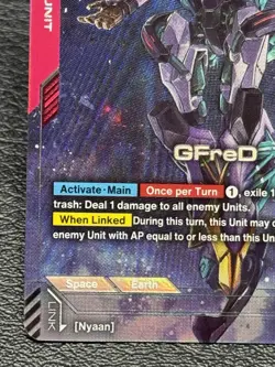 GFreD GD03-035 LR+ Alt Art - Gundam TCG: Steel Requiem - English NM - Image 5