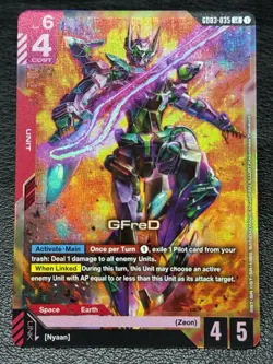 GFreD GD03-035 LR - Gundam TCG: Steel Requiem - English NM - Image 1