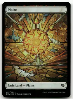 Plains (Showcase) #277 (Foil) (NM) Dominaria United DMU Magic MTG - Image 1