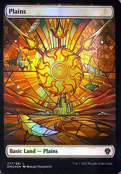 Plains (Showcase) Foil L Dominaria United 277 NM - Image 1