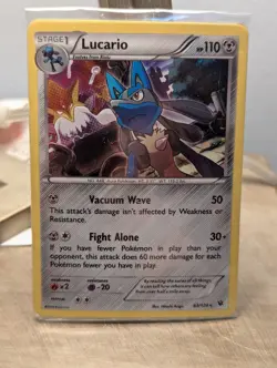 Pokemon Lucario 63/124 w/ Bisharp 64/114 & Zoroark 91/162 Sealed Promo Pack NM - Image 1