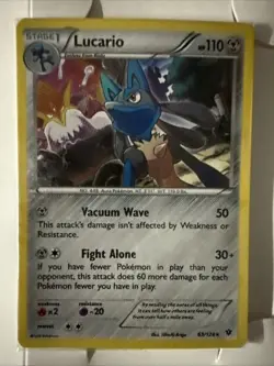 Pokemon Lucario 63/124 w/ Bisharp 64/114 & Zoroark 91/162 Sealed Promo Pack NM - Image 3