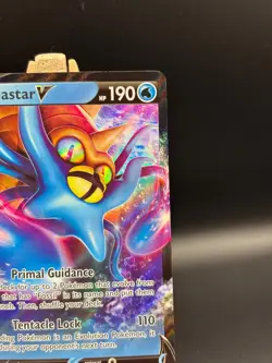 Omastar V 035/195 Silver Tempest Ultra Rare Holo Pokemon TCG Card NM Foil 035/19 - Image 3