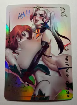SEXY HEROINE WAIFU Ivy & Harley BATMAN DC ACG PREMIUM HOLO CARD NM - Image 1