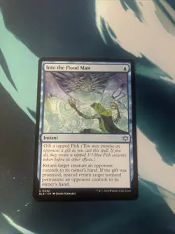MTG Into the Flood Maw Bloomburrow Regular Card NM Condition - Image 1